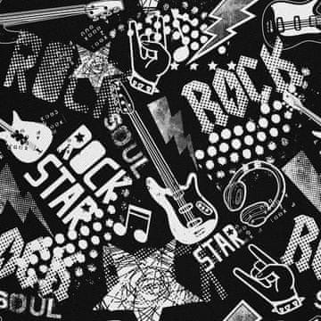 VANJSKI DEKOSTOFFE OXFORD - Motiv Rockstar