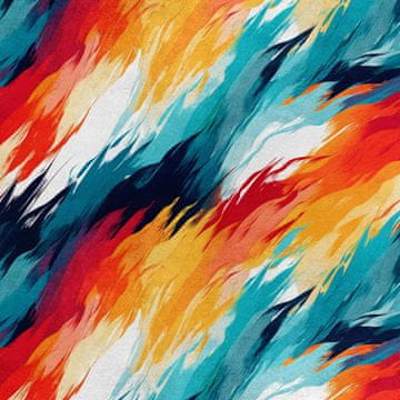 Royal Samt Stoff Polyester Zum Nähen - Motiv Abstraction - RDX2369