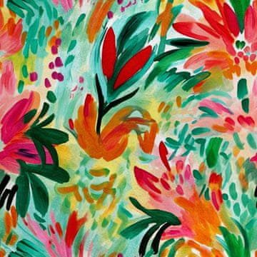 Royal Samt Stoff Polyester Zum Nähen - Motiv Abstraction - RDX2834