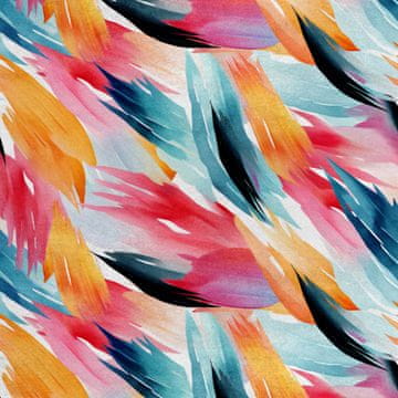 Royal Samt Stoff Polyester Zum Nähen - Motiv Abstraction - RDX2883