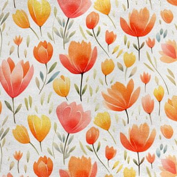 Royal Samt Stoff Polyester Zum Nähen - Motiv Blumen - RDX2482
