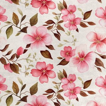 Royal Samt Stoff Polyester Zum Nähen - Motiv Blumen - RDX2272