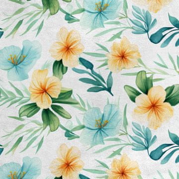Royal Samt Stoff Polyester Zum Nähen - Motiv Blumen - RDX2282