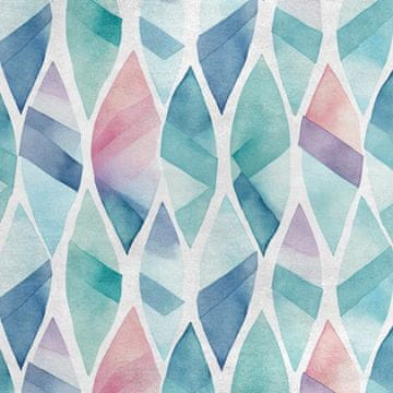 Royal Samt Stoff Polyester Zum Nähen - Motiv Abstraction - RDX2953