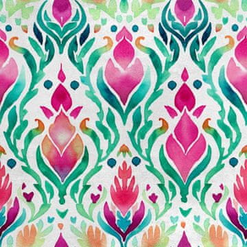 Royal Samt Stoff Polyester Zum Nähen - Motiv Abstraction - RDX2801