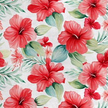 Royal Samt Stoff Polyester Zum Nähen - Motiv Blumen - RDX2212