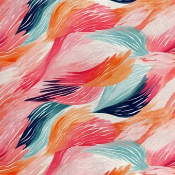Royal Samt Stoff Polyester Zum Nähen - Motiv Abstraction - RDX2993