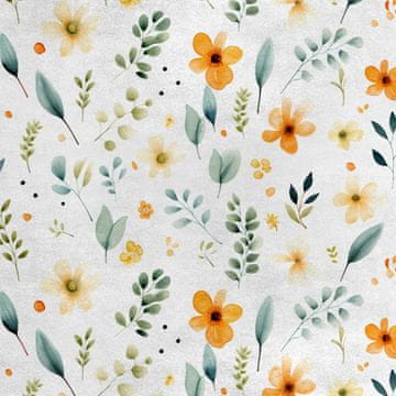 Royal Samt Stoff Polyester Zum Nähen - Motiv Blumen - RDX2105