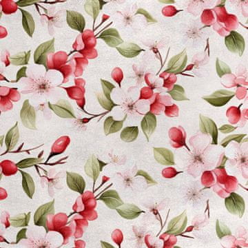 Royal Samt Stoff Polyester Zum Nähen - Motiv Blumen - RDX2050
