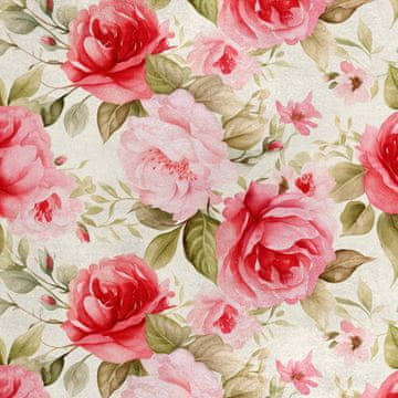 Royal Samt Stoff Polyester Zum Nähen - Motiv Blumen - RDX2686