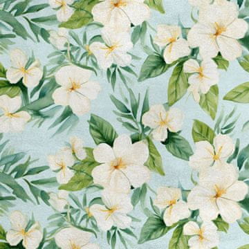 Royal Samt Stoff Polyester Zum Nähen - Motiv Blumen - RDX2616