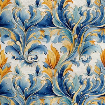 Royal Samt Stoff Polyester Zum Nähen - Motiv Abstraction - RDX2987