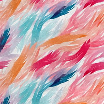 Royal Samt Stoff Polyester Zum Nähen - Motiv Abstraction - RDX2950