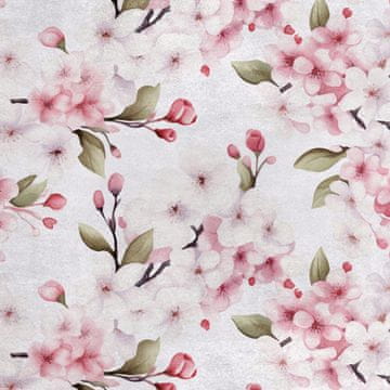 Royal Samt Stoff Polyester Zum Nähen - Motiv Blumen - RDX2069