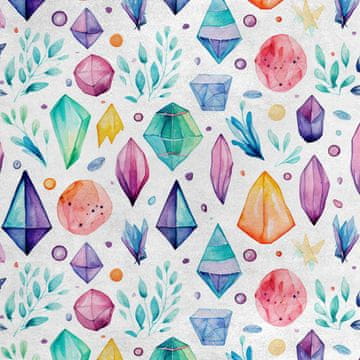 Royal Samt Stoff Polyester Zum Nähen - Motiv Abstraction - RDX2969