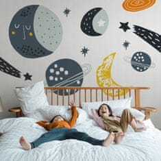 Dječje naljepnice Mjesec i planeti 50x100cm