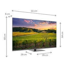 Thomson 50QG5C14 QLED 4K UHD televizor, 126 cm, Google TV