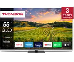 Thomson 55QG5C14 QLED 4K UHD televizor, 139 cm, Google TV
