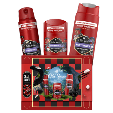 Old Spice Poklon set igre Noćni panter 3 u 1