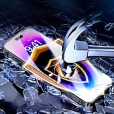 Nikcorp Smart Devil zaštitno kaljeno staklo za iPhone 14 Pro Max, set 3 komada, 2.5D rubovi, 4K prozirnost, oleofobni premaz, SGS certifikat