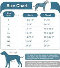 Nikcorp Topla zimska jakna za pse s flisom i reflektirajućim trakama, siva 3XL, vjetrootporna odjeća s 4 nogavice