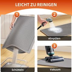 Nikcorp Set od 2 vodootporne podloge za mačji WC 38x61 cm, dvoslojna EVA pjena sa strukturom saća za skupljanje pijeska