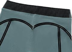 Nikcorp Ženske sportske tajice s visokim strukom neprozirne sivo-zelene XXL za fitness i trčanje