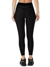 Nikcorp Ženske sportske tajice s visokim strukom, neprozirne, za fitness i trčanje, crne, veličina M