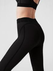 Nikcorp Ženske sportske tajice s visokim strukom, neprozirne, za fitness i trčanje, crne, veličina M