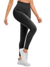 Nikcorp Ženske sportske tajice Push-Up Scrunch visokog struka za fitness i trening, crne, veličina S, elastične i prozračne