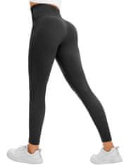 Nikcorp Ženske sportske tajice Push-Up Scrunch visokog struka za fitness i trening, crne, veličina S, elastične i prozračne