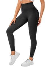 Nikcorp Ženske sportske tajice Push-Up Scrunch visokog struka za fitness i trening, crne, veličina S, elastične i prozračne