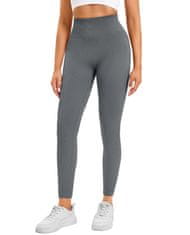 Nikcorp Ženske sportske tajice Push-Up s visokim strukom za fitness i trening, sive, veličina M, elastične i prozračne