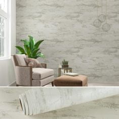 Nikcorp Samoljepljiva tapeta imitacija betona siva zidna folija za namještaj i zidove 60x900 cm PVC periva i vodootporna