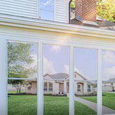 Nikcorp Zrcalna samoljepljiva folija za prozore za privatnost i UV zaštitu, srebrna, 45x400 cm, toplinska izolacija