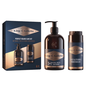 Gillette Poklon set King C Perfect Beard Care Kit