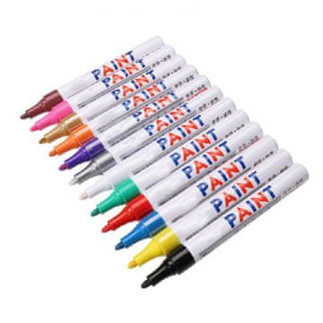 JOIRIDE® Vodootporni markeri za gume 12 boja, postojana boja za gume i ukrasne detalje | TIREPAINT