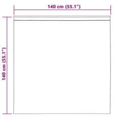 Vidaxl Zavjese za zamračivanje 2 pcs Krema 140 x 140 cm Baršun
