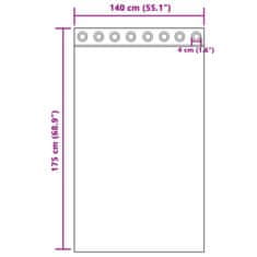 Vidaxl Zavjese za zamračivanje 2 pcs Žuta 140 x 175 cm Baršun