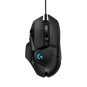 Logitech G502 Hero 910‑005470, igraća miš, crna