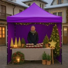 Aga Šator na sklapanje PARTY 3x3m Ljubičasti