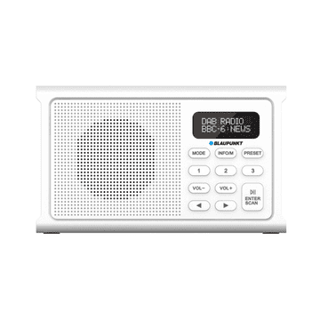 Blaupunkt DR3WH prijenosni radio, DAB, Bluetooth, bijeli