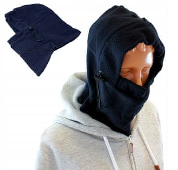 ŠAL, KAPA, ŠAL OD FLISA, BALACLAVA TEMNOPLAVA