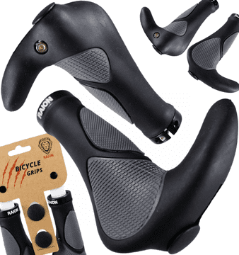 GRIPS RUČKE ZA BICIKL ERGONOMSKE RUČKE ZA VOLAN S ROGAMA