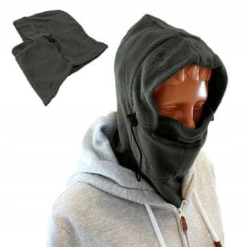 ŠAL, KAPA, ŠAL OD FLISA, BALACLAVA SIVA