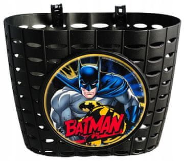 Disney Plastična košara za BICIKL/SKUTER crna BATMAN