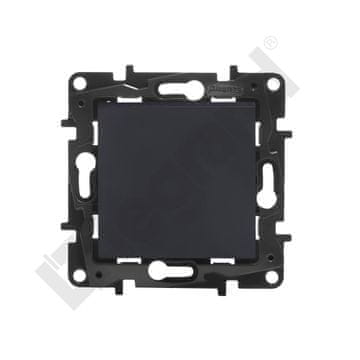 LEGRAND Prekidač za stepenice 10AX - crni, NILOE STEP