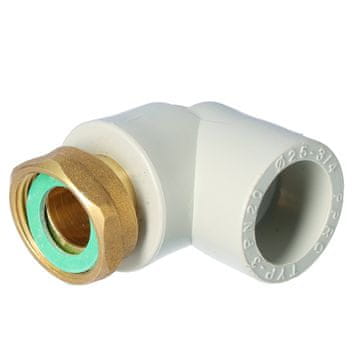 éS Koljeno 90° s polu-vijkom GW 25/3/4" - METAL