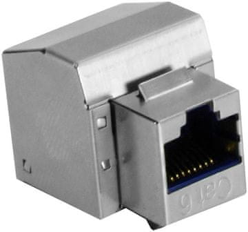 em RJ45 STP Cat. 6 utičnica za podatkovnu komunikaciju, keystone, boje - plava, met