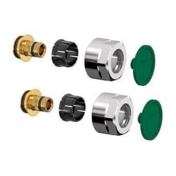 Flamco F3 Set konektora - 16x2 krom